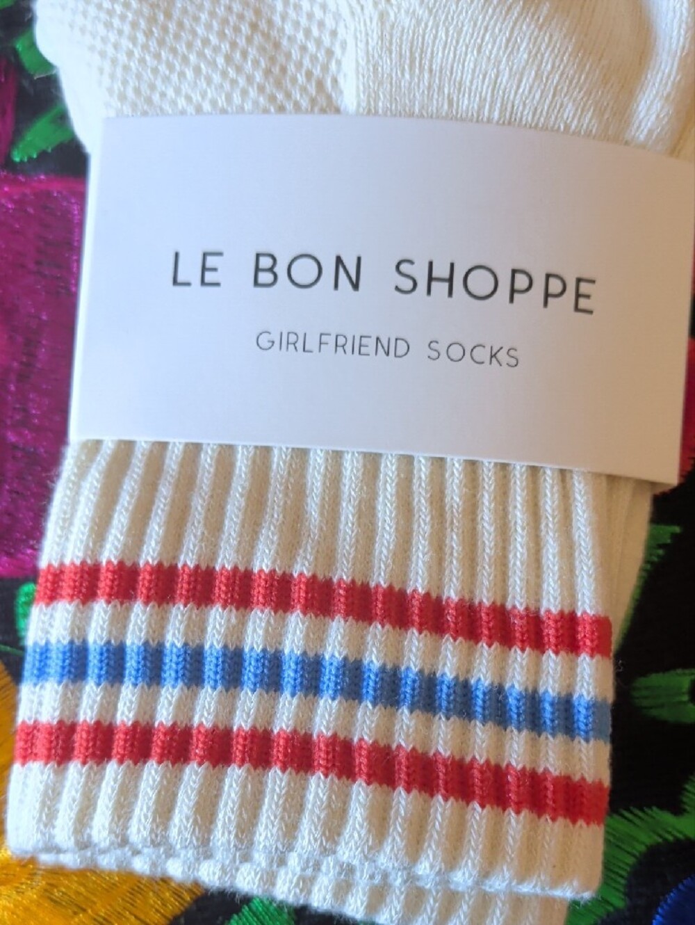Le Bon Shoppe Girlfriend Socks - Striped Neutral & Cream Packs - Picture 2 of 6